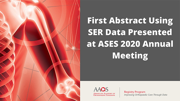 First Abstract Using SER Data Presented at ASES 2020 Annual Meeting